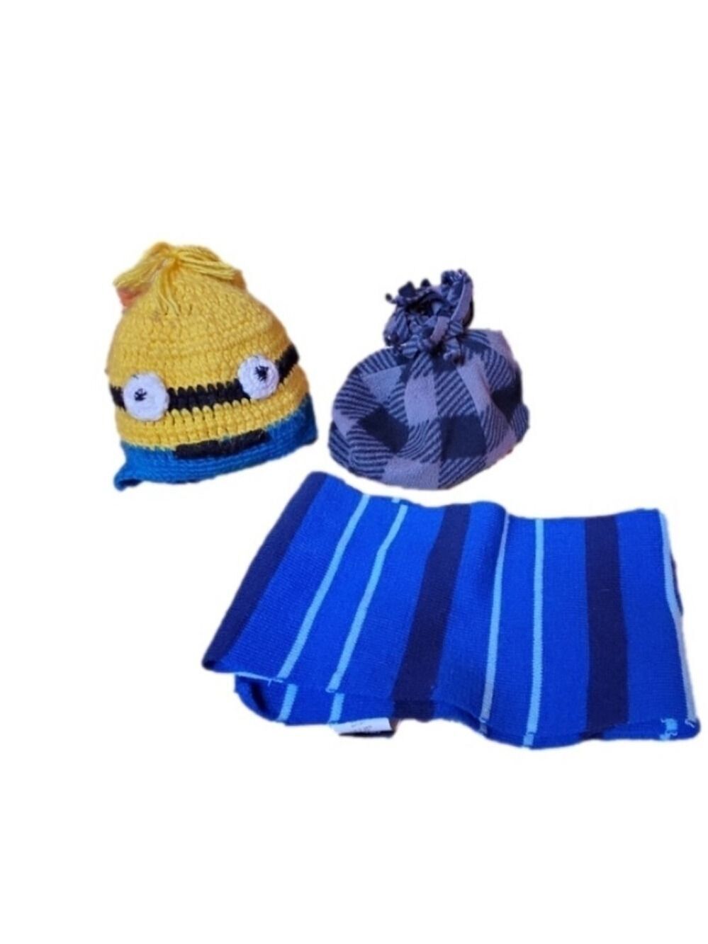 Vintage Bundle of 4 Winter Hats Beanies Kids Boys